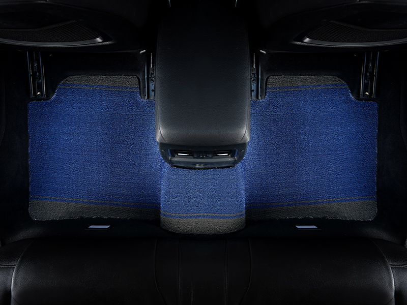 Car mat blue