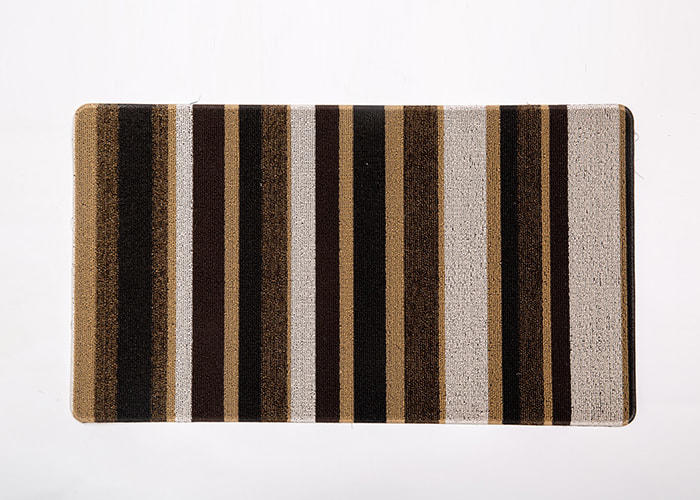 Plain Style Striped Pattern Tufted Mat