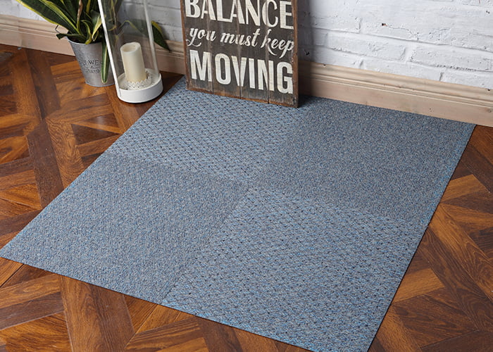 Customized Indoor Durable Washable Vinyl Woven Floor Mats-13