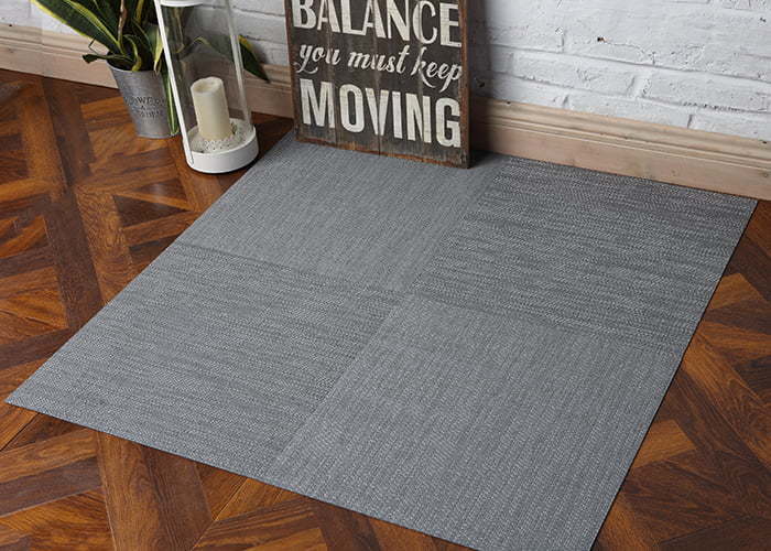 Plain Style Woven Floor Mats-10